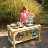 Outdoor Messy Play Wooden Activity Station