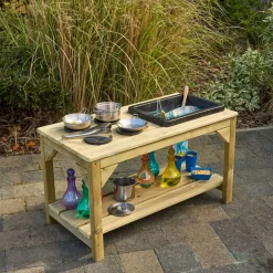 Outdoor Messy Play Wooden Activity Station