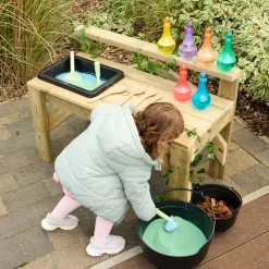 Outdoor Messy Play Wooden Workbench