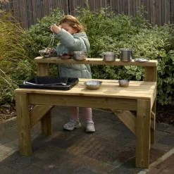 Outdoor Messy Play Wooden Workbench