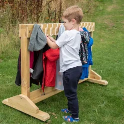 Outdoor Puddle Suit Wooden Trolley