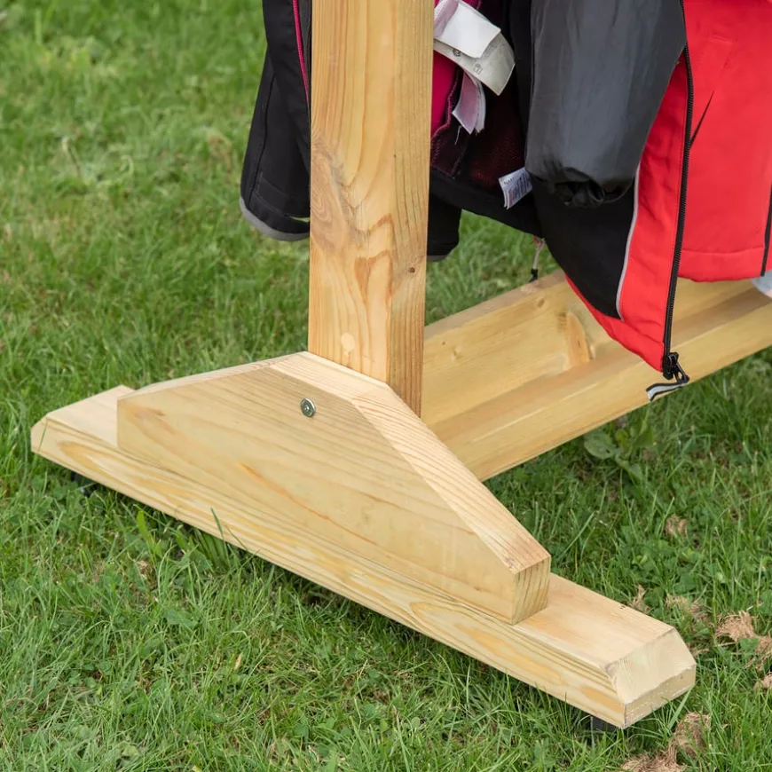 Outdoor Puddle Suit Wooden Trolley