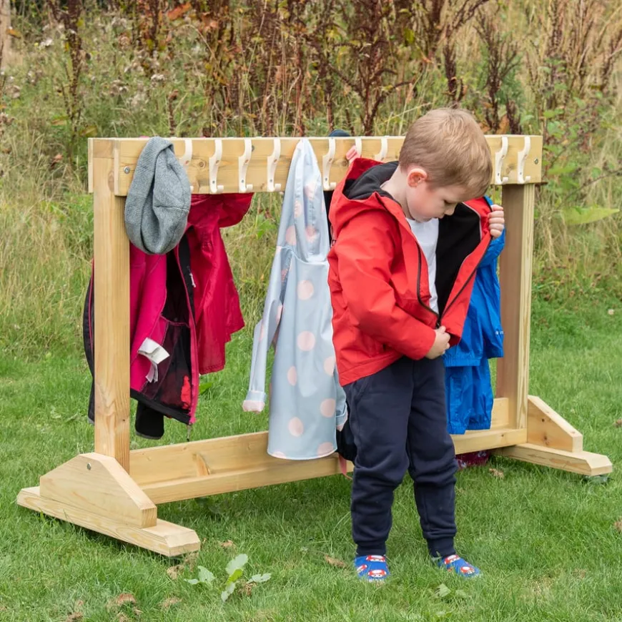 Outdoor Puddle Suit Wooden Trolley