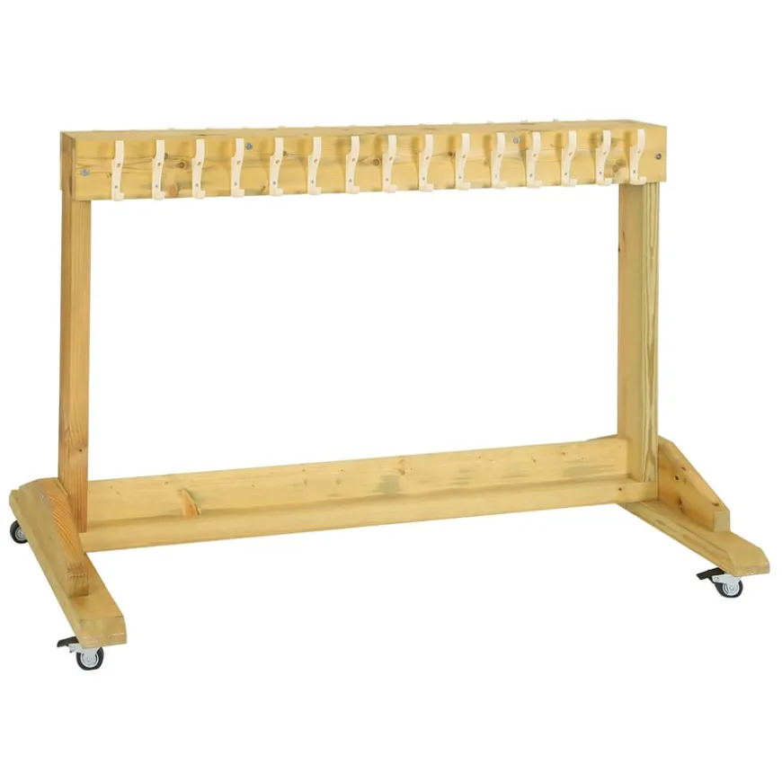 Outdoor Puddle Suit Wooden Trolley