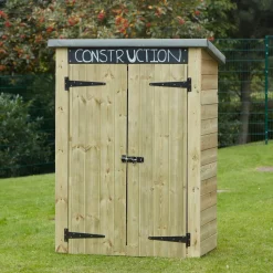 Outdoor Storage Shed with Chalkboard