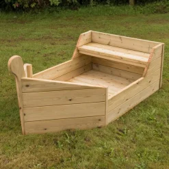 Outdoor Wooden Adventure Pirate Boat