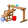 Outdoor Wooden Channelling Rack and Slide