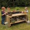 Outdoor Wooden Group Discovery Table