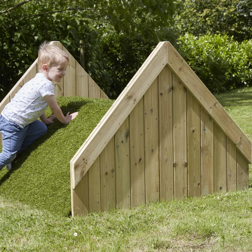 Outdoor Wooden Hill Climb