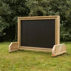 Outdoor Wooden Mark Making Literacy Chalkboard