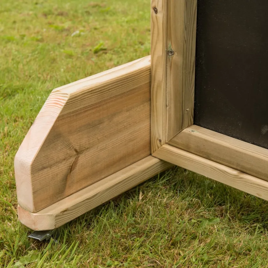 Outdoor Wooden Mark Making Literacy Chalkboard