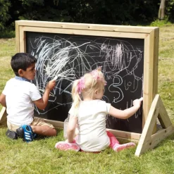 Outdoor Wooden Mark Making Literacy Chalkboard