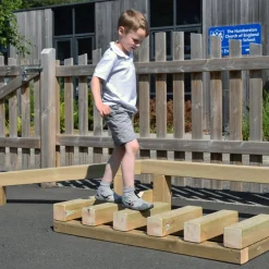 Outdoor Wooden Portable Trim Trail