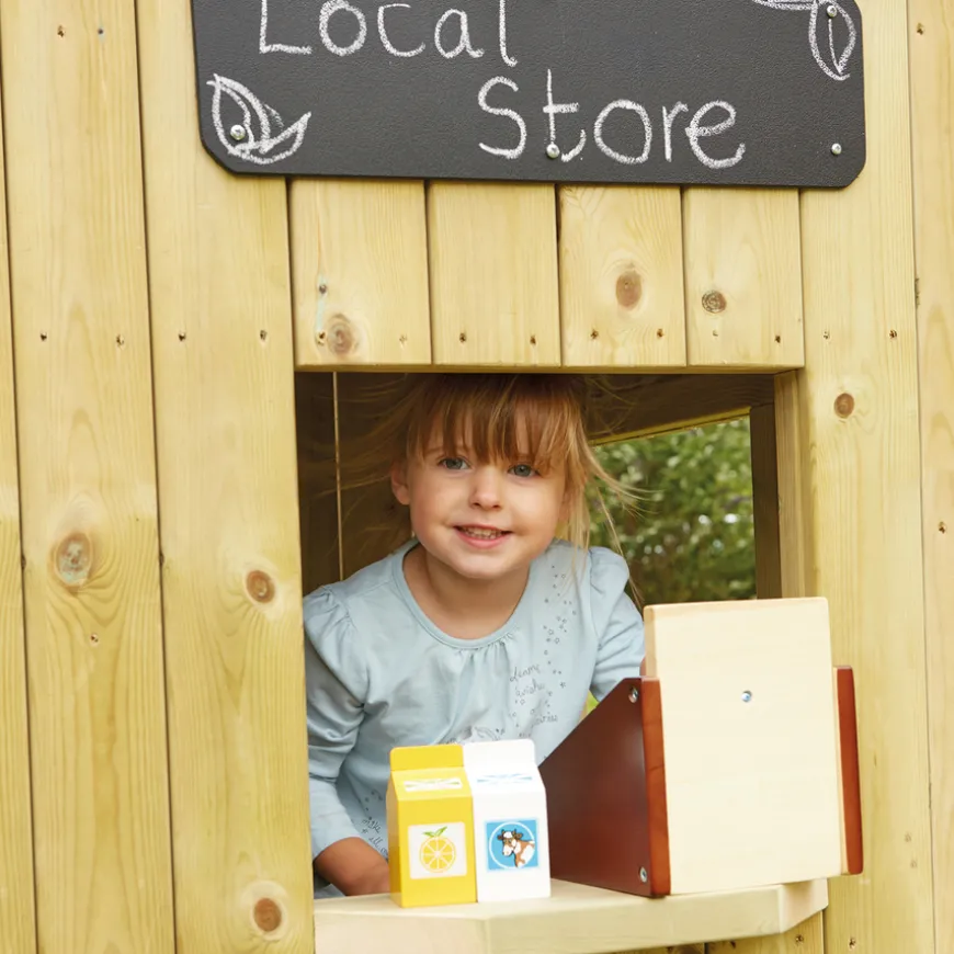 Outdoor Wooden Shopping Centre H1.4 x W1.2 x L2m