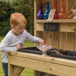 Outdoor Wooden Sink Station