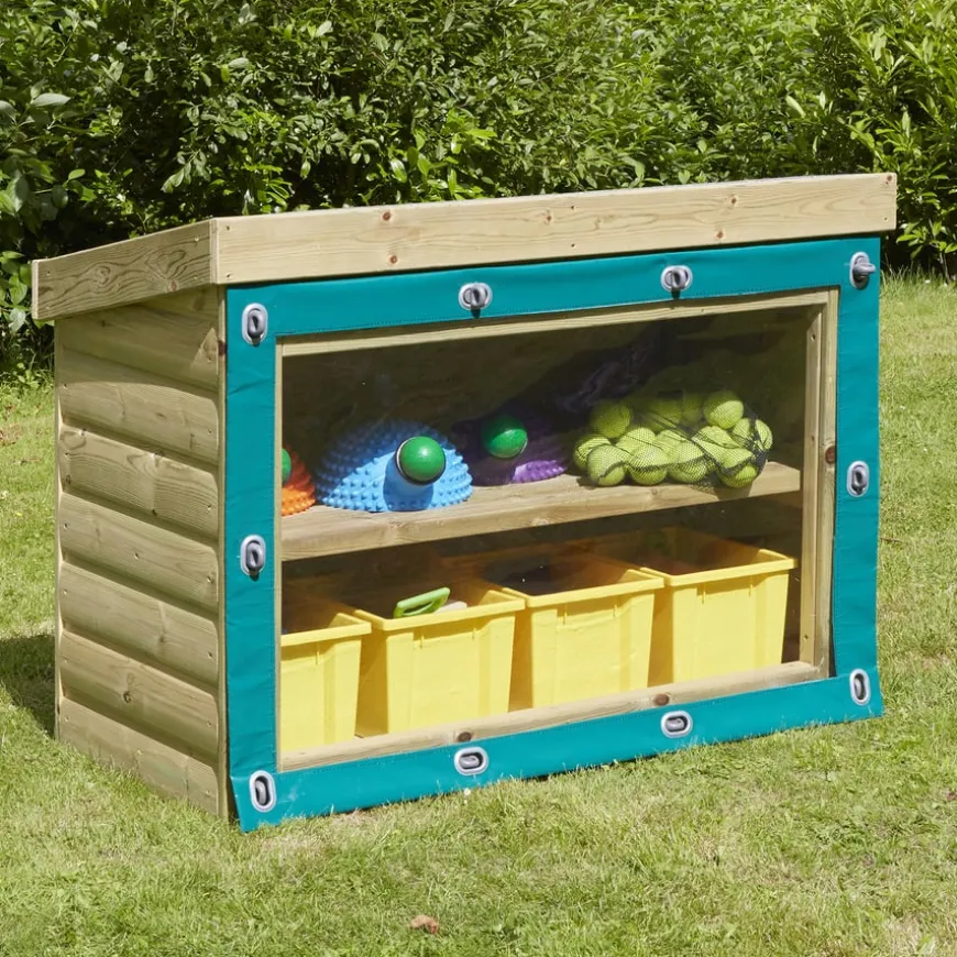 Outdoor Wooden Storage Units H80cm
