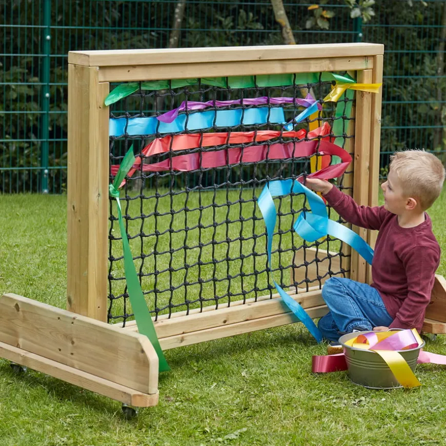 Outdoor Wooden Wheely Weaving Panel