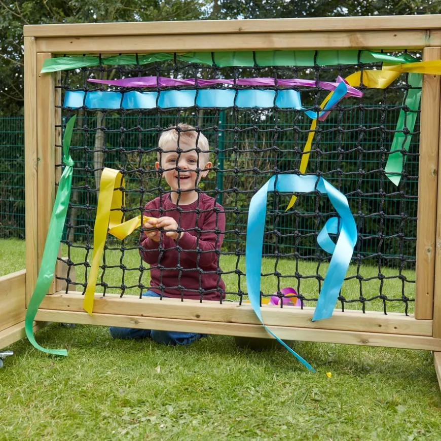Outdoor Wooden Wheely Weaving Panel