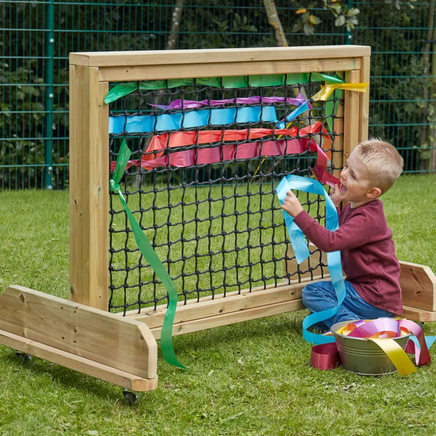 Outdoor Wooden Wheely Weaving Panel