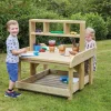 Outdoor Wooden Work Bench and Storage Unit