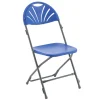 8 Pack Folding Chairs Blue
