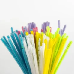Pastel Chenille Pipe Cleaners Assorted 100pk
