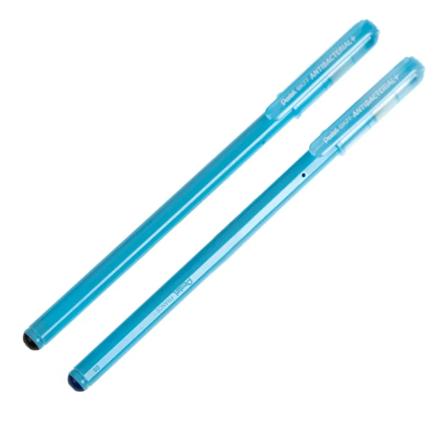 Pentel Antibacterial Ballpoint Pens 12pk