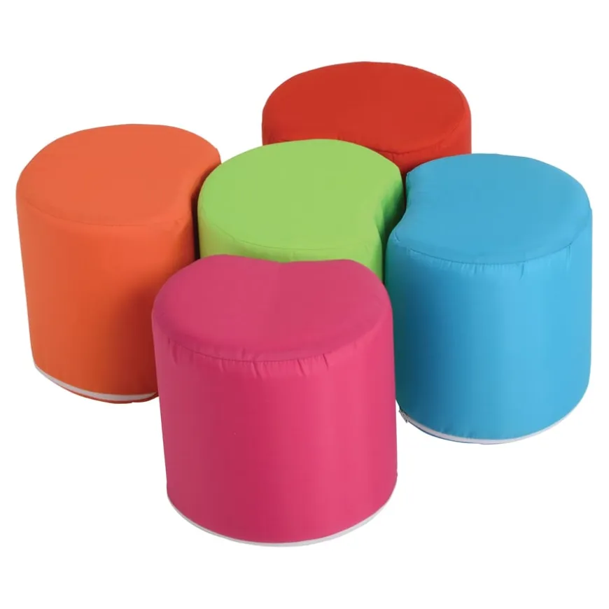 Petal Bean Stool Foam Seats Pack of 5