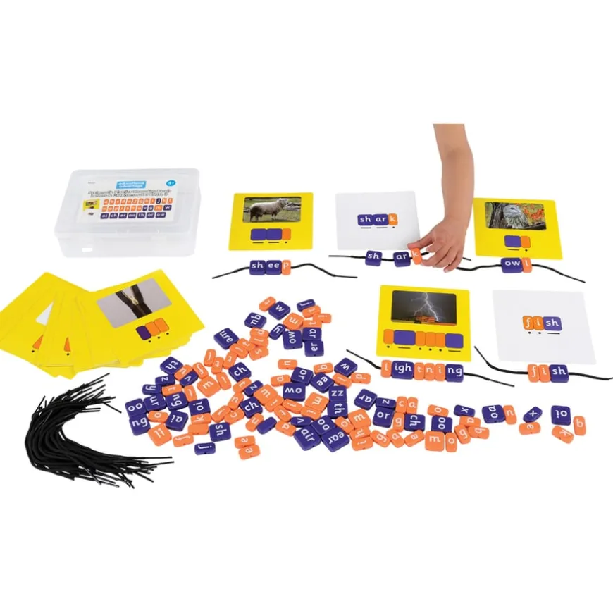 Phonics Threading Beads High Frequency Words Set