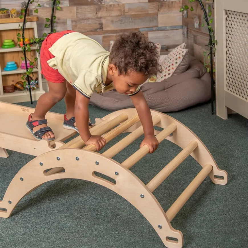 Pikler Inspired Nursery Play Arch