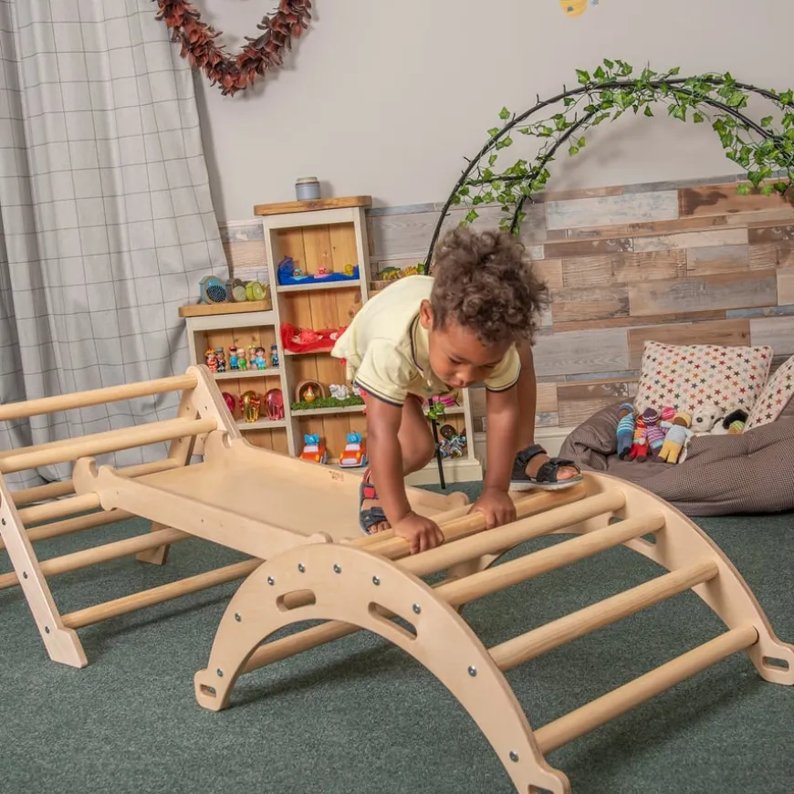Pikler Inspired Nursery Play Arch