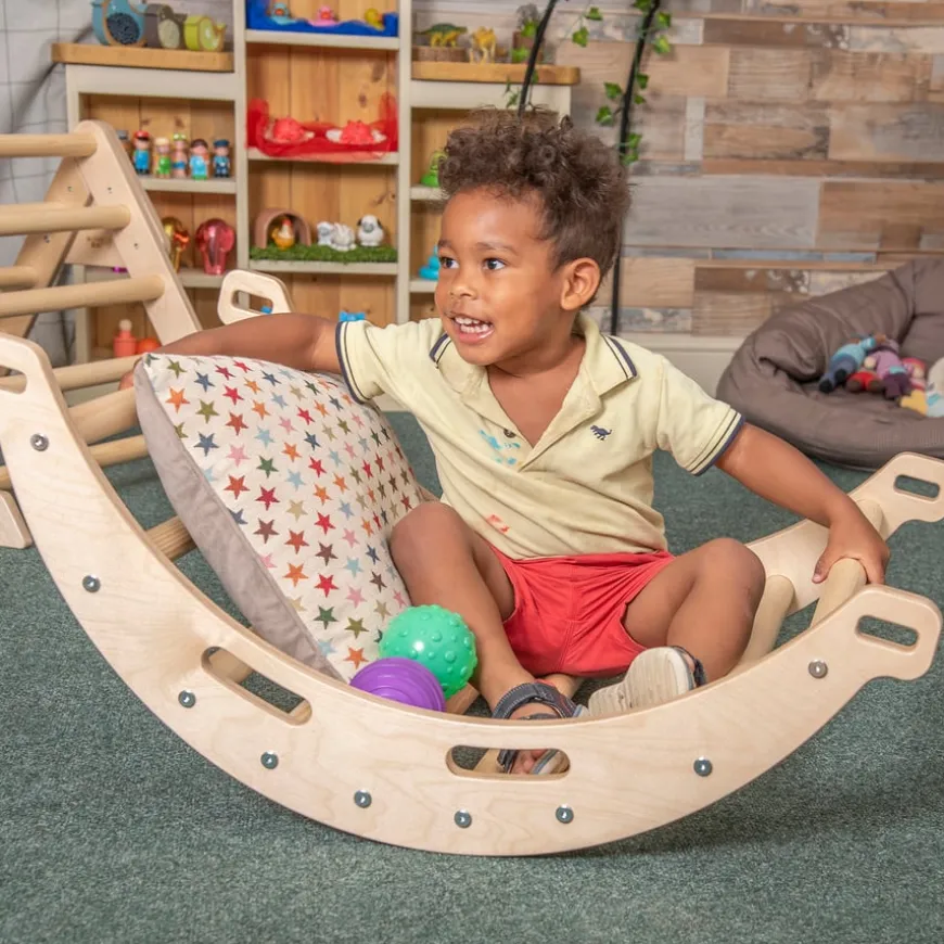 Pikler Inspired Nursery Play Arch