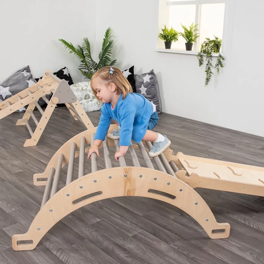 Pikler Inspired Nursery Play Arch