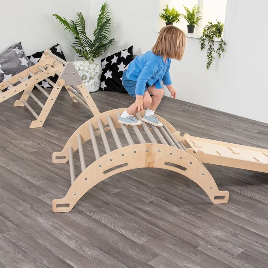 Pikler Inspired Nursery Play Arch