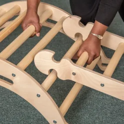 Pikler Inspired Nursery Play Ladder Natural