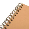 Pisces Hardback ECO Kraft Spiral Sketchbook 140gsm 5pk