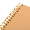 Pisces Hdbk ECO Kraft Cover Spiral Sketchbook A4 140gsm 5pk