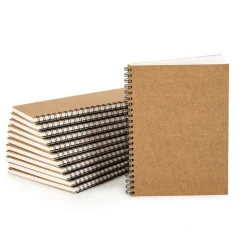 Pisces Jute Spiral Sketchbks A4 140gsm 12pk