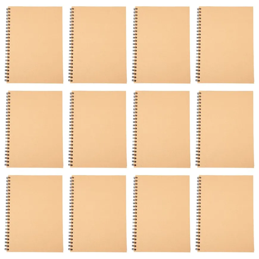 Pisces Jute Spiral Sketchbks A4 140gsm 12pk