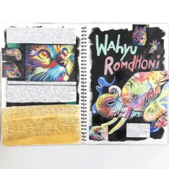 Pisces Spiral Sketchbooks Black A3 140gsm