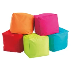 Plain Cube Bean Bag 5pk Bundle Deal