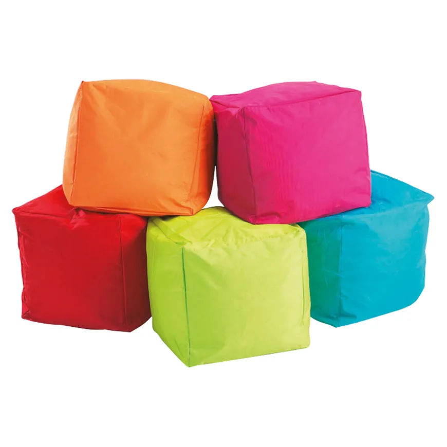 Plain Cube Bean Bag 5pk Bundle Deal