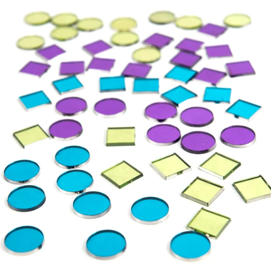 Plastic Mirror Mosaic Tiles 300pk