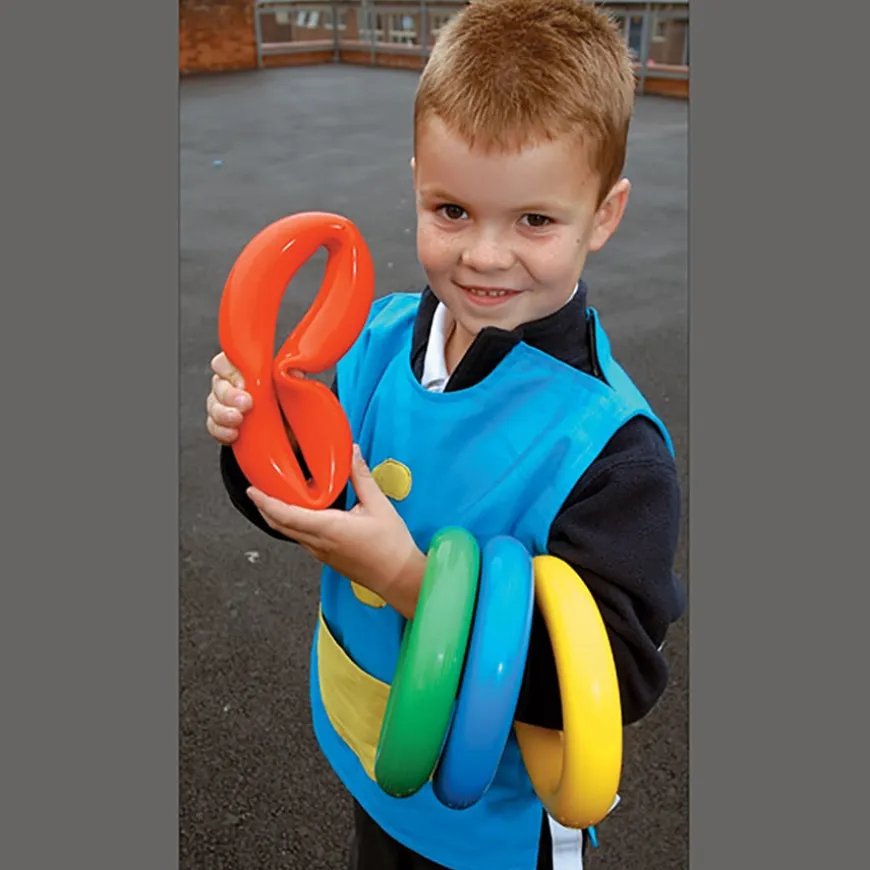 Plastic Squidgy Ring Set 4pk