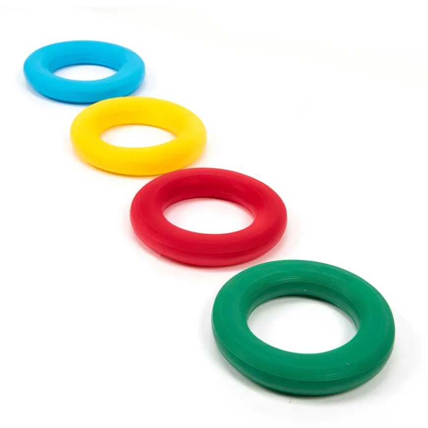 Plastic Squidgy Ring Set 4pk