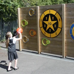 Playground Target Game Wall