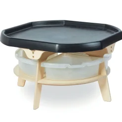 Play Tray Activity Table with Shelf and 4 Tubs or Baskets
