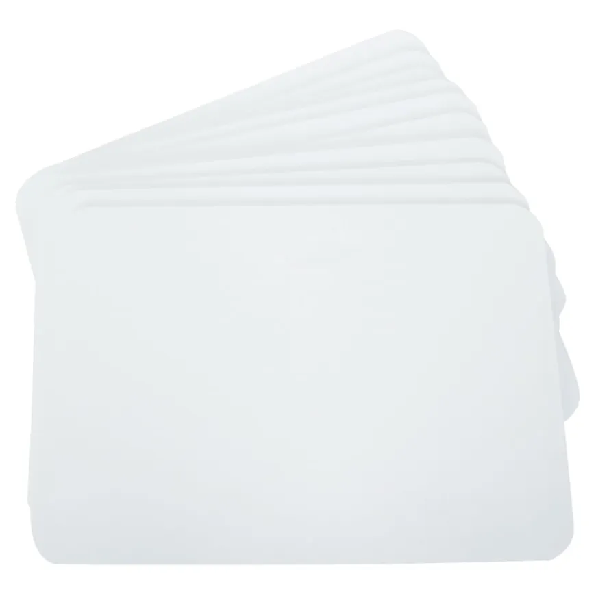 Portable A3 Plain Whiteboards 10pk