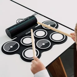 Portable Roll Up Electronic Drum Kit