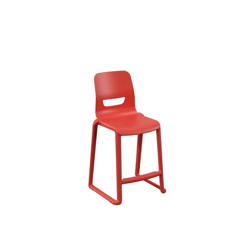Postura One Piece High Back Stool